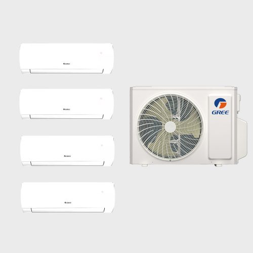 Gree Comfort Pro GWH09ACCXB-K6DNA1G/I / GWHD(28)NK6OO quattro multi split klíma szett 4 x 2.7 kW