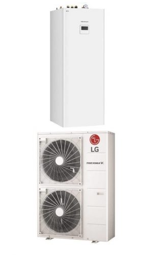 LG Therma-V HUN163MRB 2 csöves hydrosplit levegő-víz hőszivattyú 16 kW