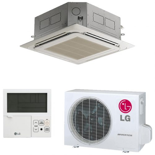 LG UT12FH/UUA1 High kazettás mono split klíma 3.5 kW (PT-QAGW0 dekorpanellel)