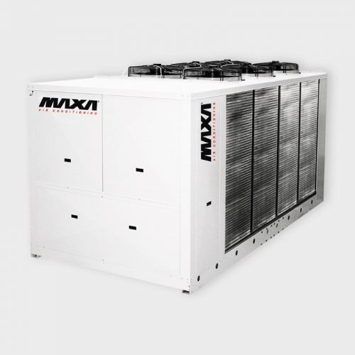 MAXA HWA-A/FC 12727 kültéri kompakt léghűtéses (free cooling) hidroblokkos folyadékhűtő 738 kW