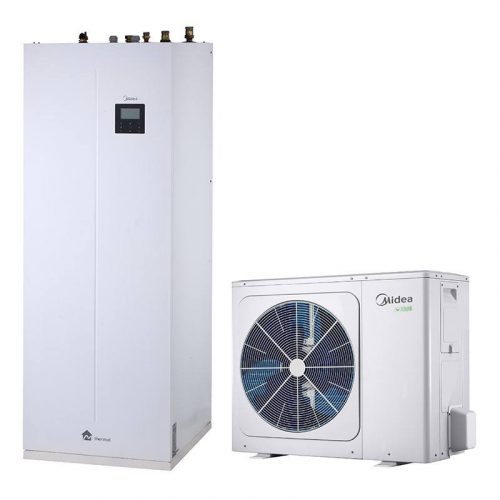 Midea M-Thermal MHA-V6W/D2N8-B-IWT240 osztott levegő-víz hőszivattyú HMV tárolóval 6.2 kW